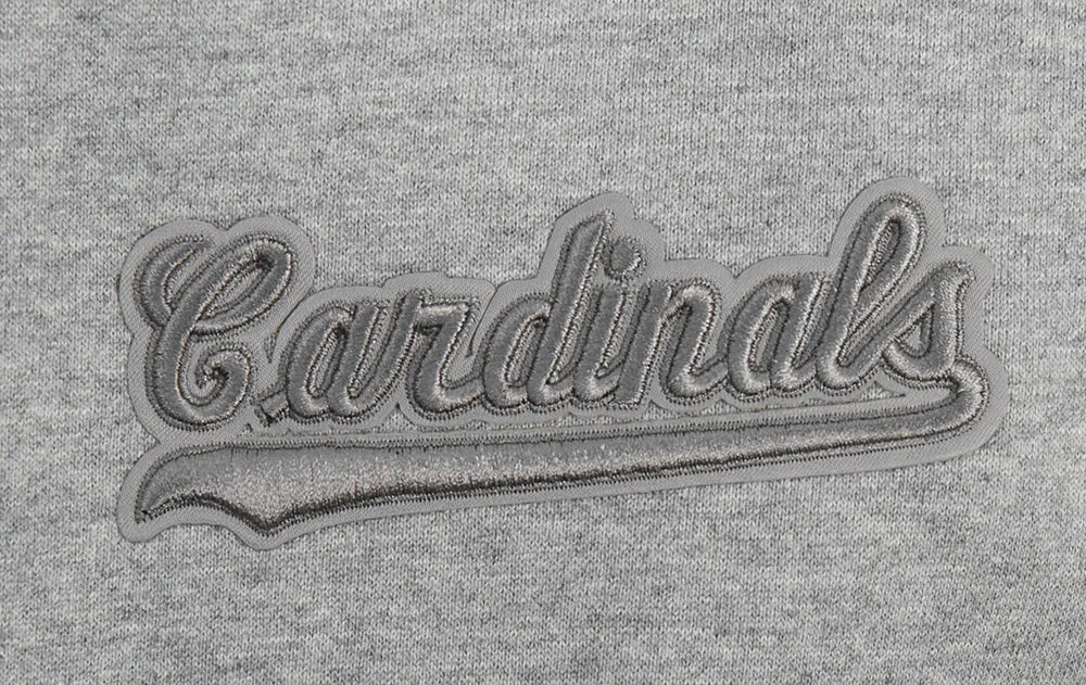 MLB ST. LOUIS CARDINALS RETRO NEUTRAL MEN'S DROP SHOULDER PO HOODI (DARK HEATHER GRAY)