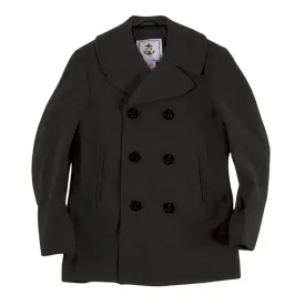 Navigator Wool Peacoat— Black