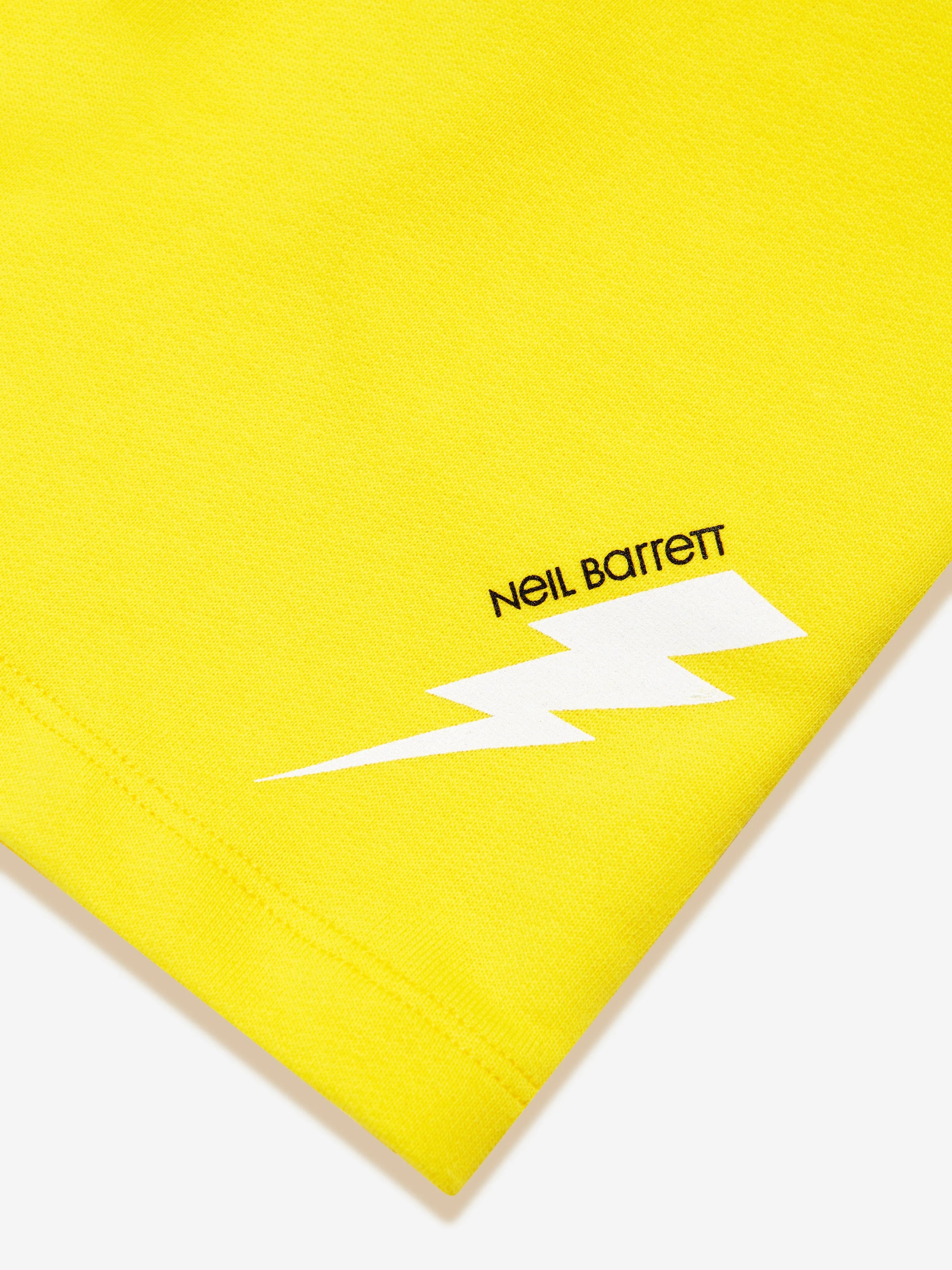 Neil Barrett Boys Thunderblot Bermuda Shorts in Yellow