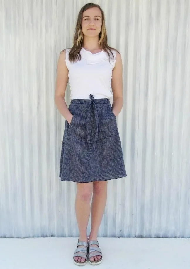 Nevada Pocket Wrap Skirt (Custom Made)