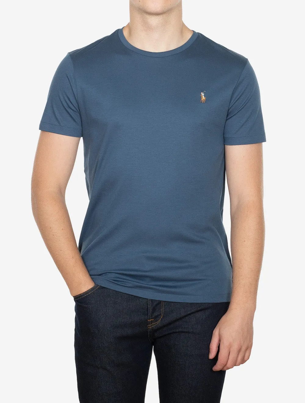 Pima Short Sleeve T-Shirt Clancy Blue