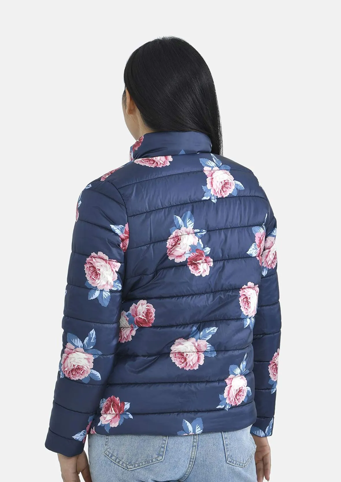 Printed padded jacket