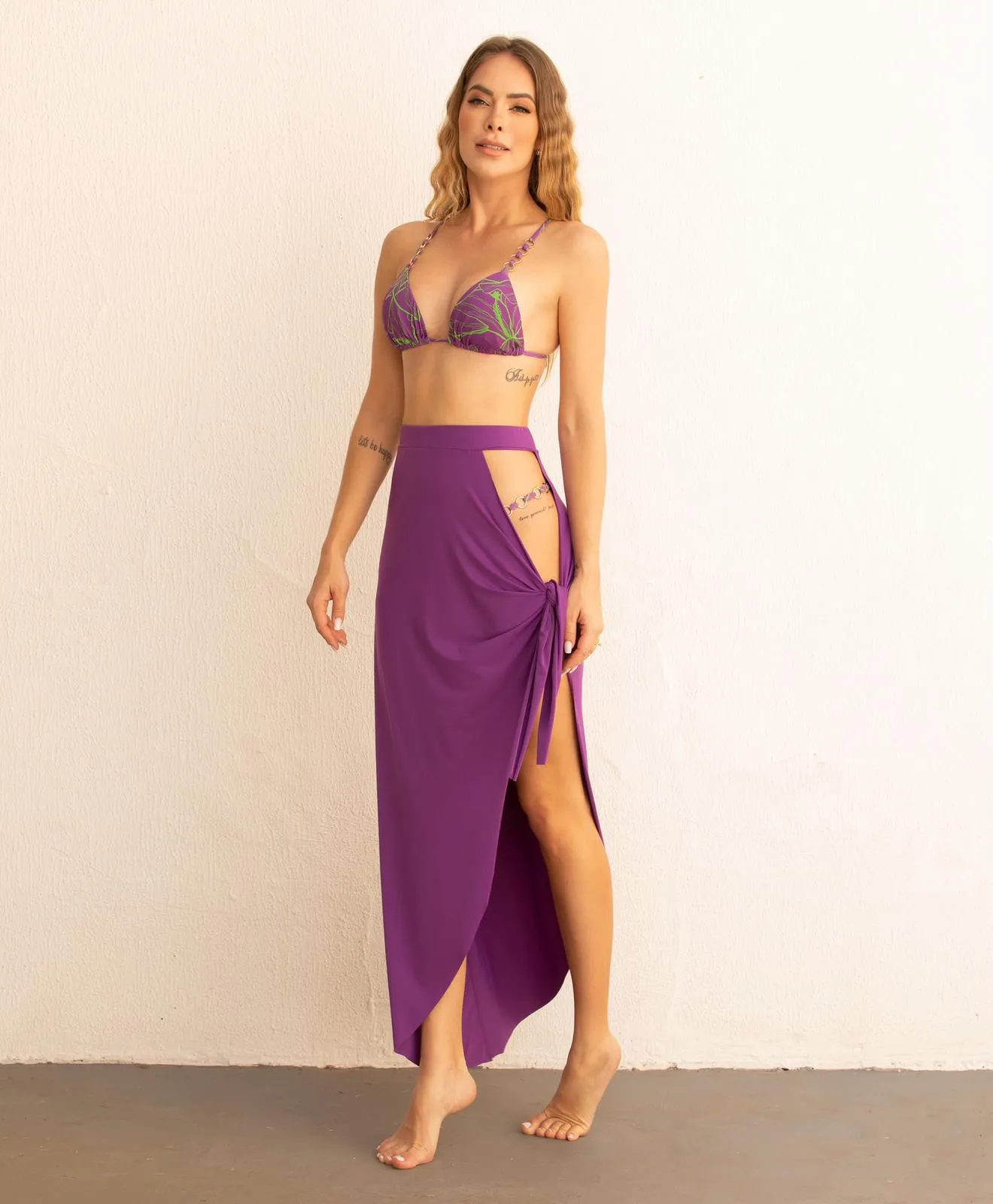 PURPLE Long Beach Skirt