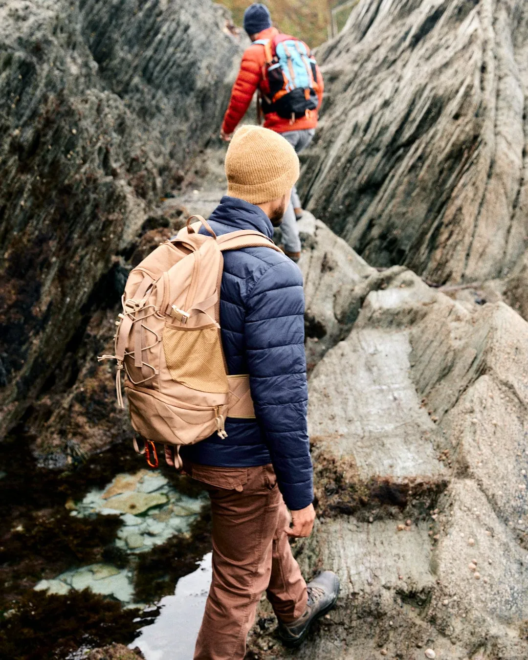 Resin - Mens Recycled Padded Jacket - Blue