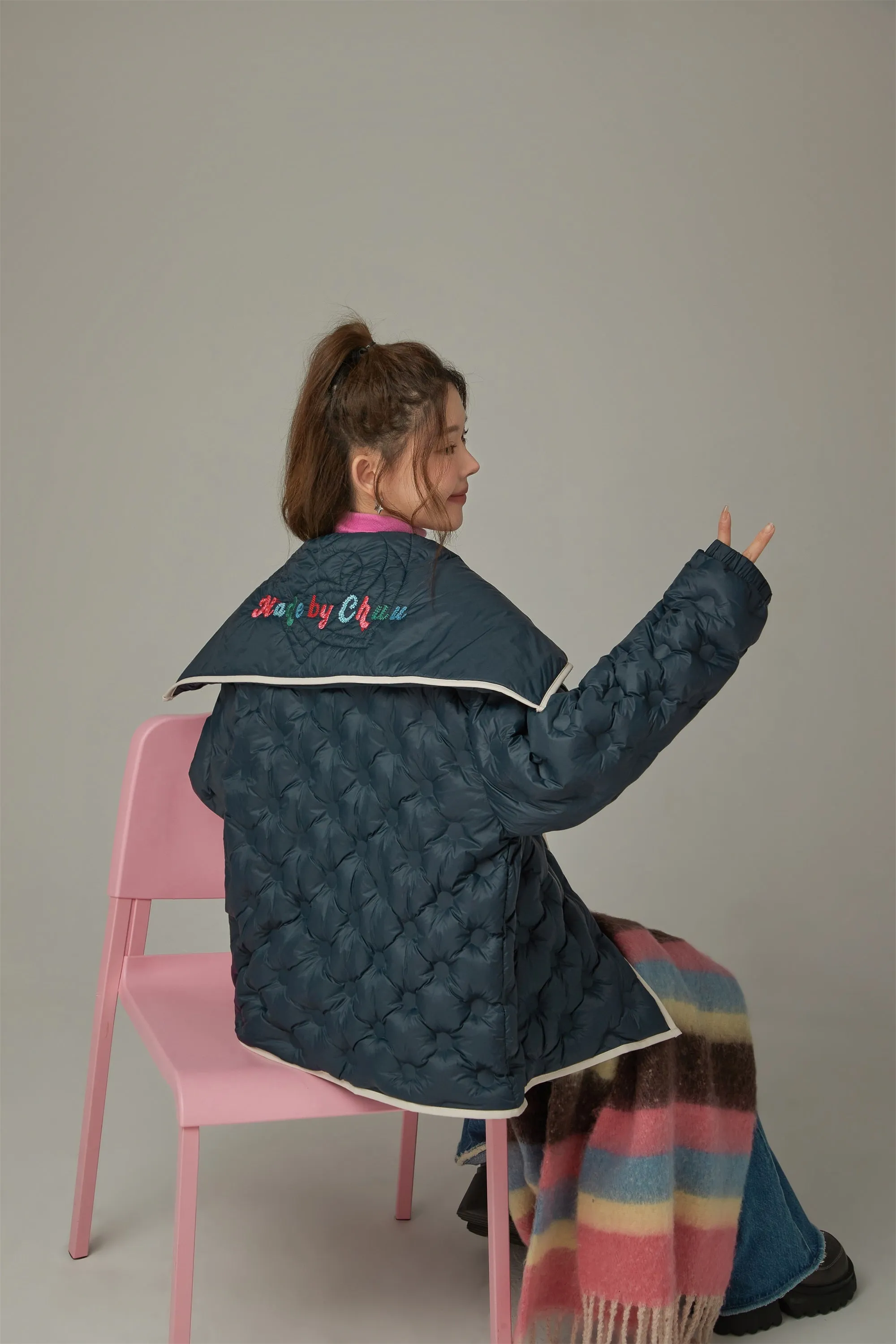 Sailor Quilting Padded Jacket