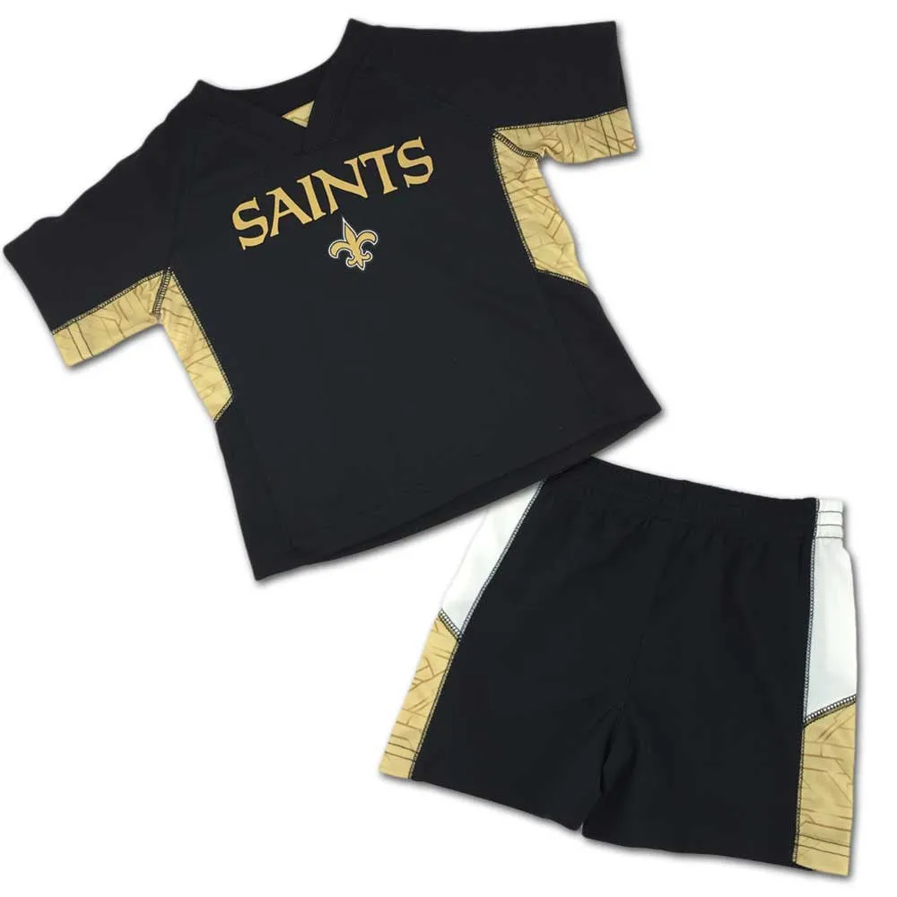 Saints Fan Touchdown Shorts Set