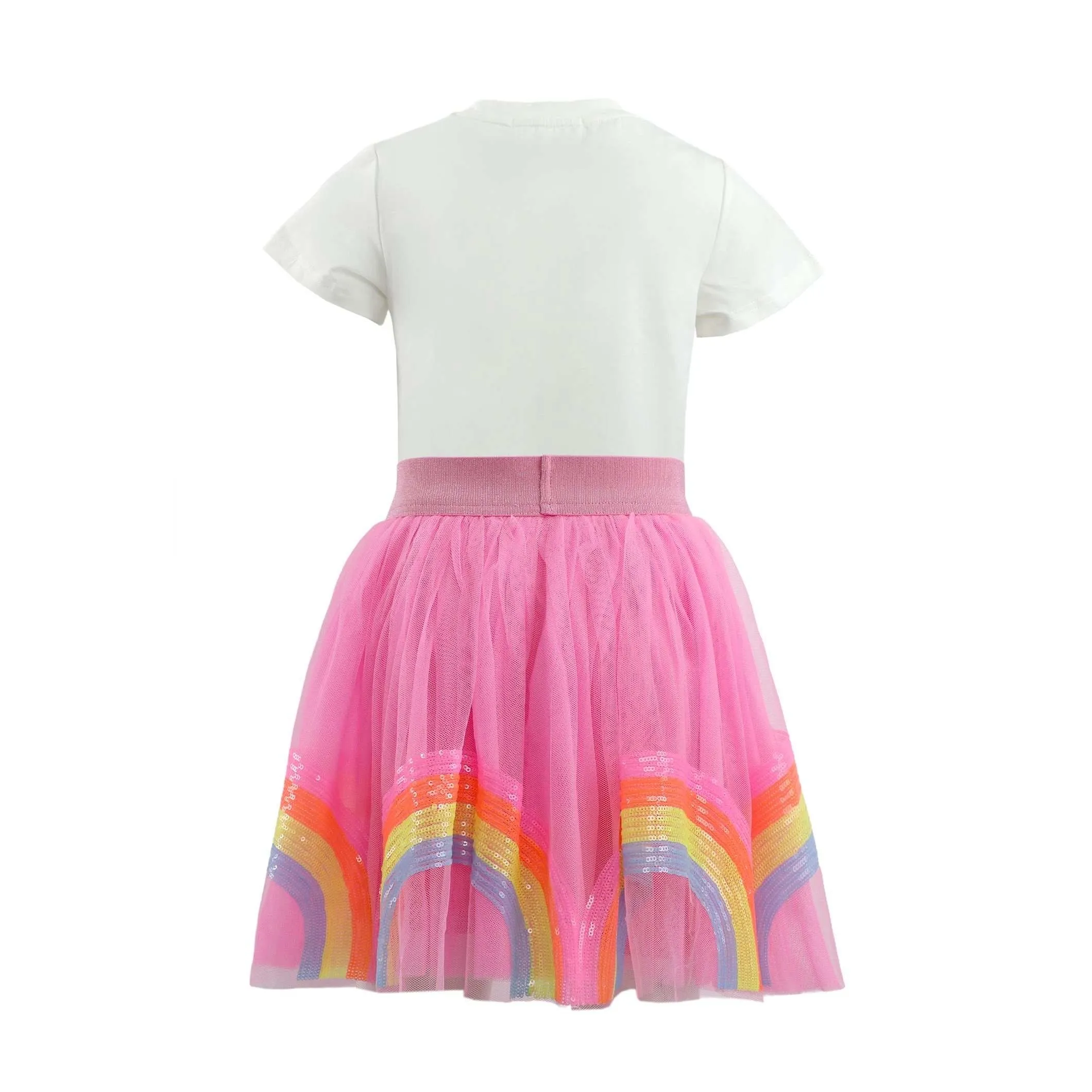 Smiley Rainbow Tee & Skort Set