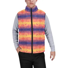 Soleil Indigo Men's Padded Vest Jacket