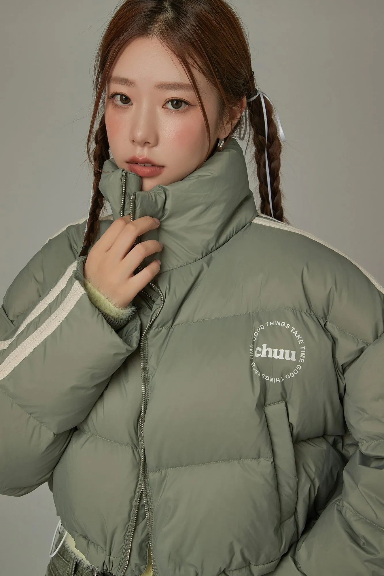 Sporty Crop Padded Jacket