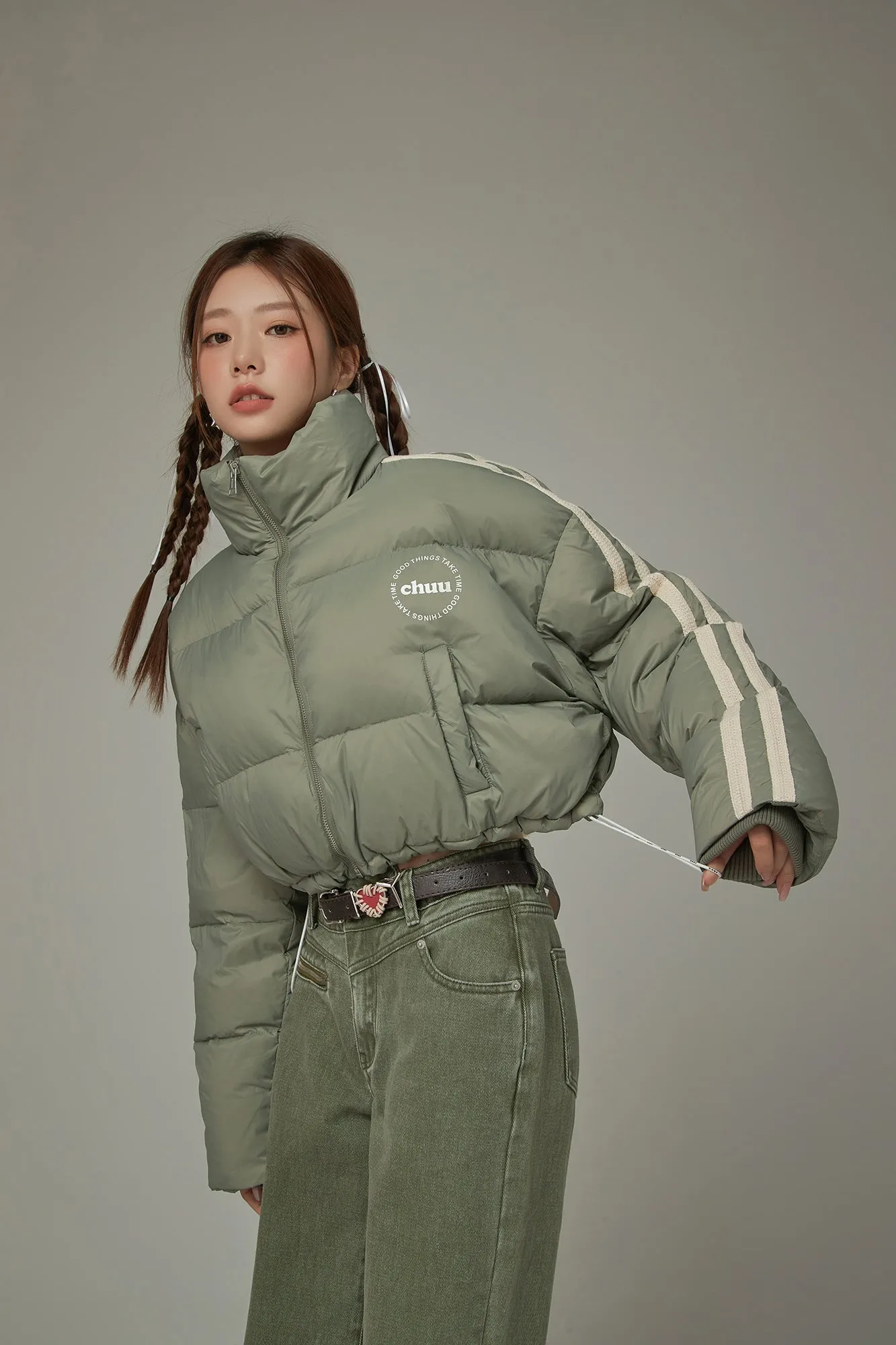 Sporty Crop Padded Jacket