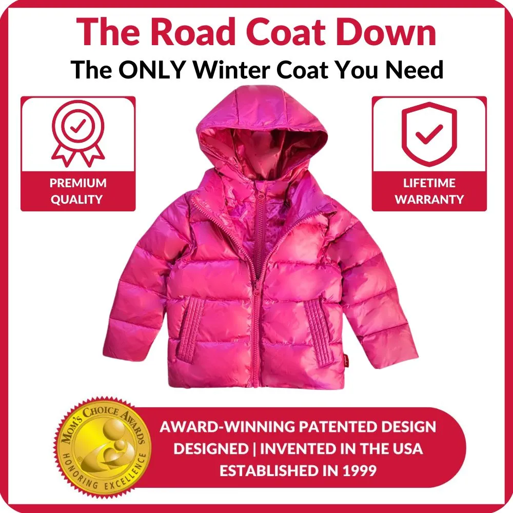 The Road Coat Down - Fuchsia