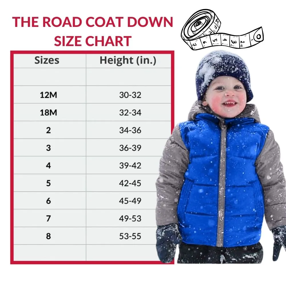 The Road Coat Down - Platinum / Royal Blue