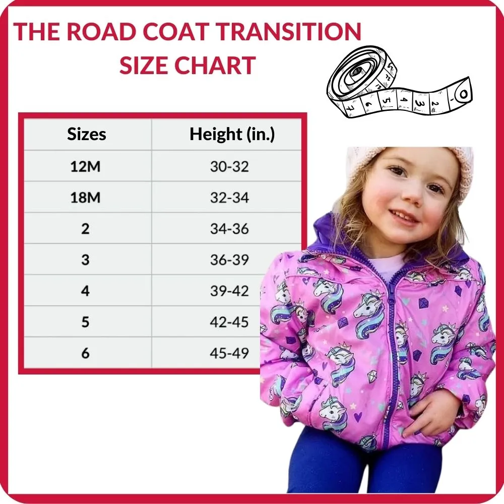 The Road Coat Transition  - Pink Unicorn