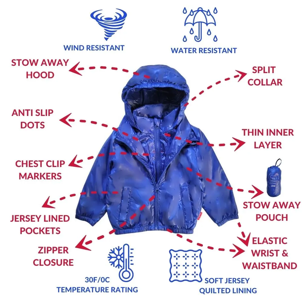 The Road Coat Transition - Royal Blue