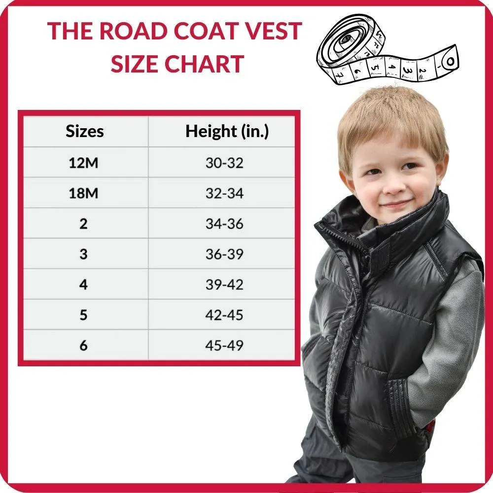 The Road Coat Vest - Black