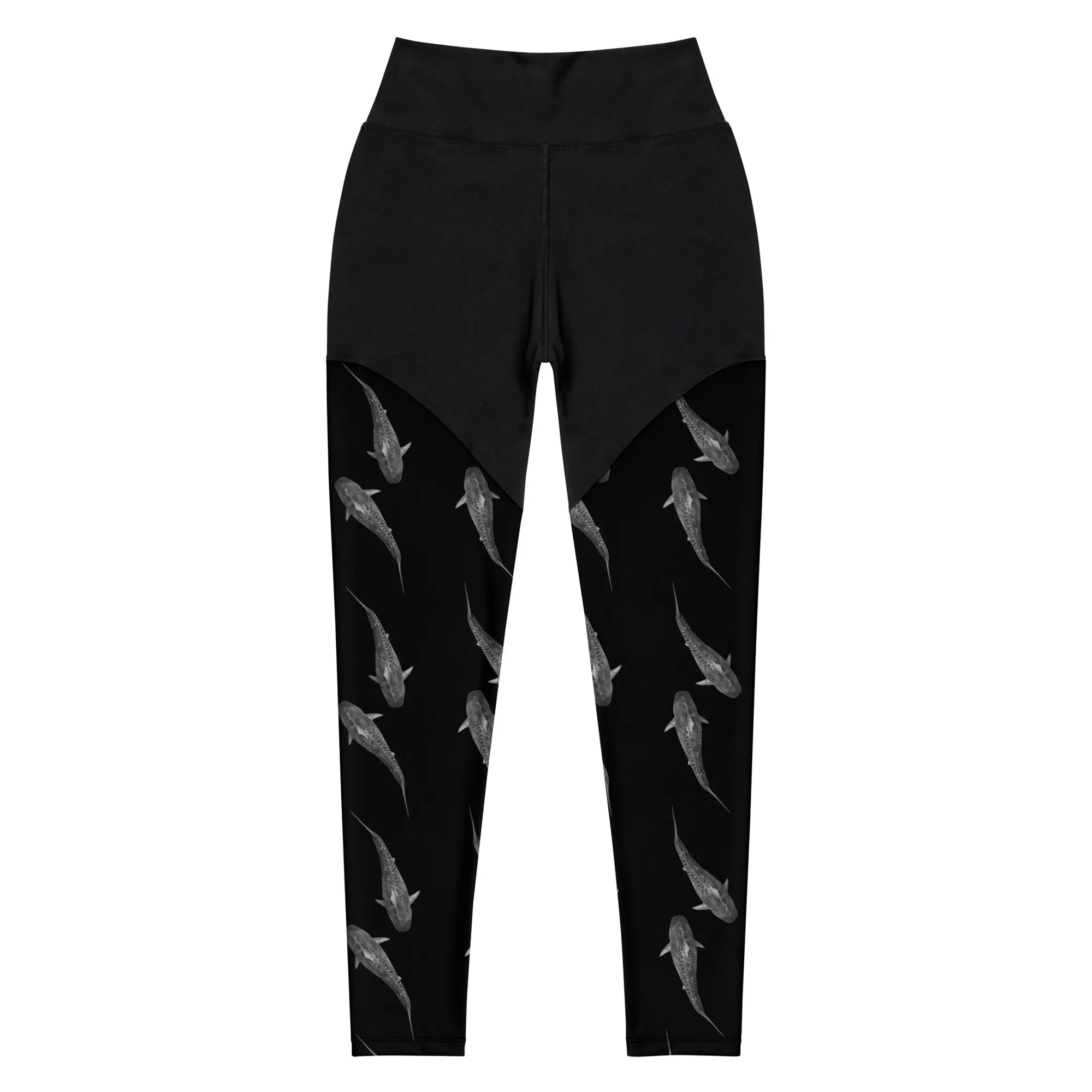 Tiger Time Compression Sports Leggings (Compression = Snug to support)