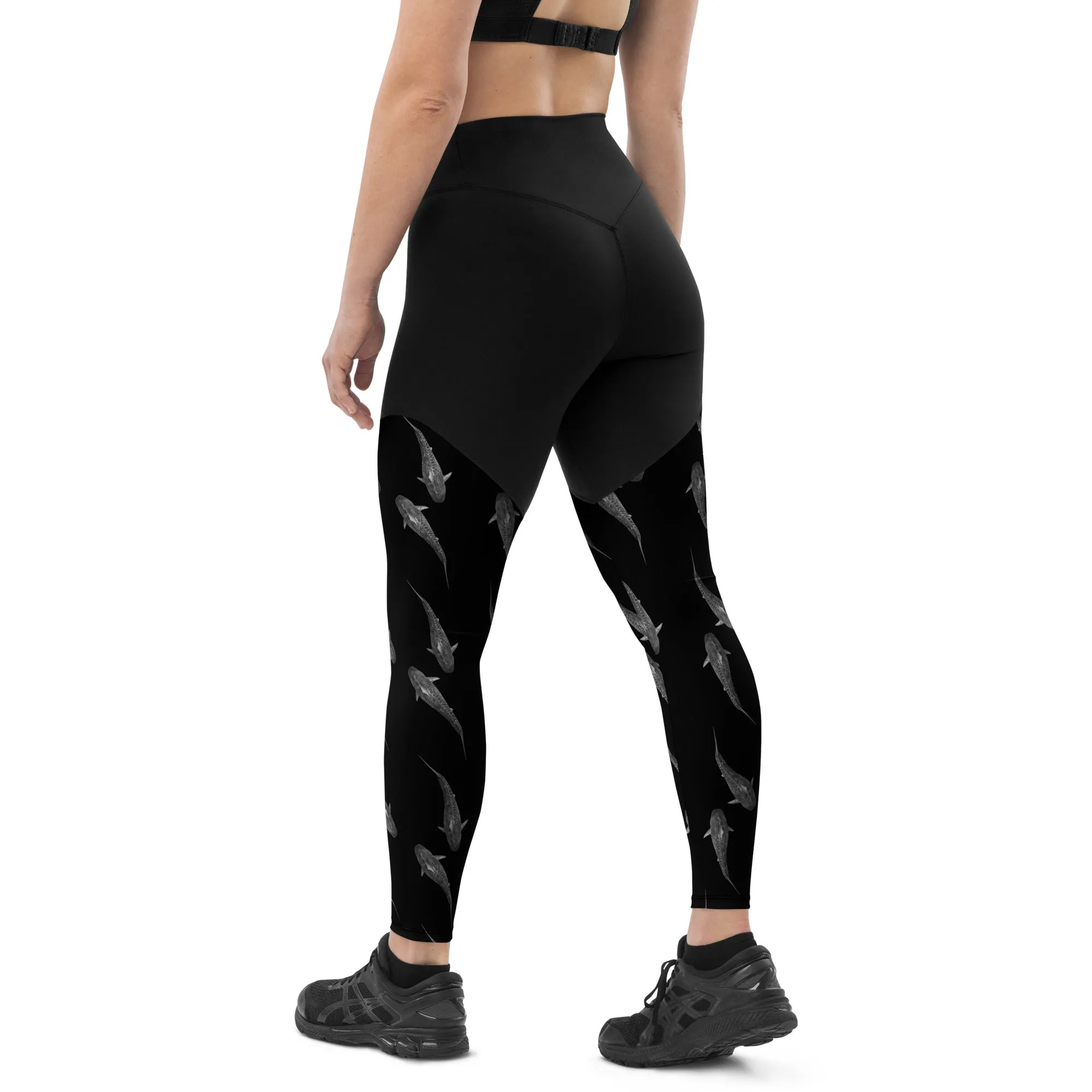 Tiger Time Compression Sports Leggings (Compression = Snug to support)