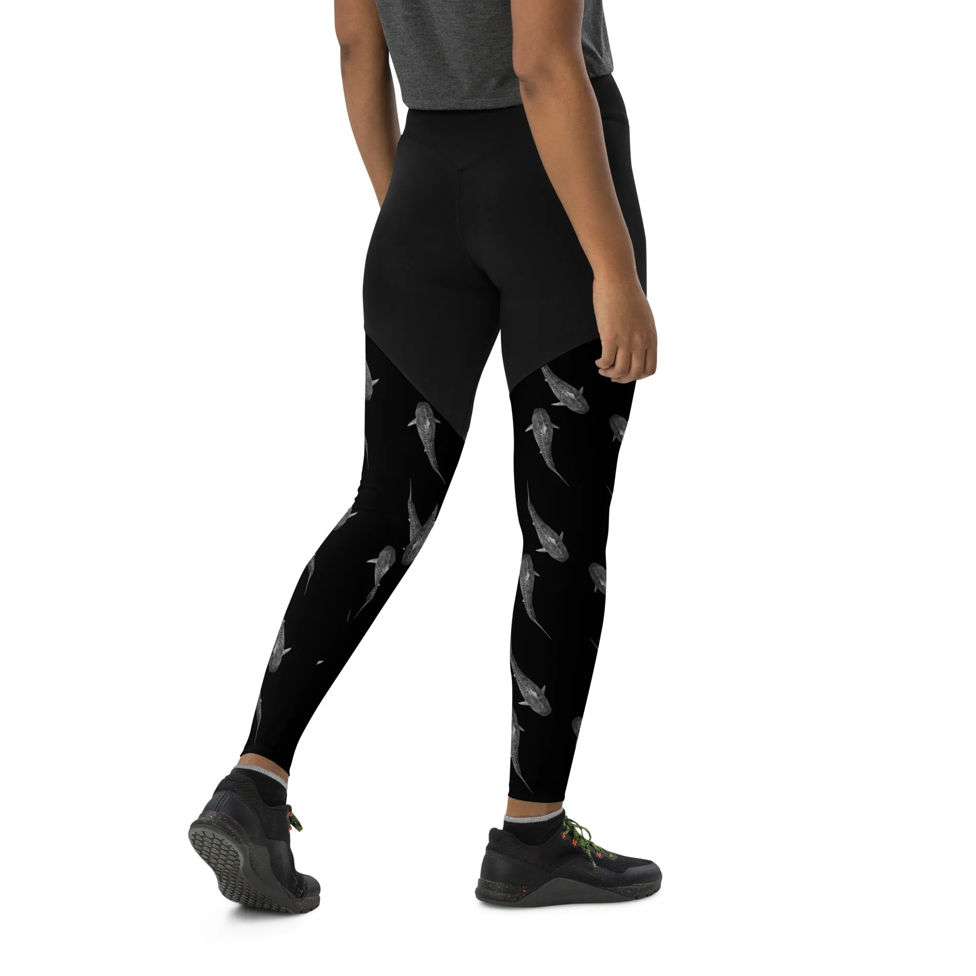 Tiger Time Compression Sports Leggings (Compression = Snug to support)