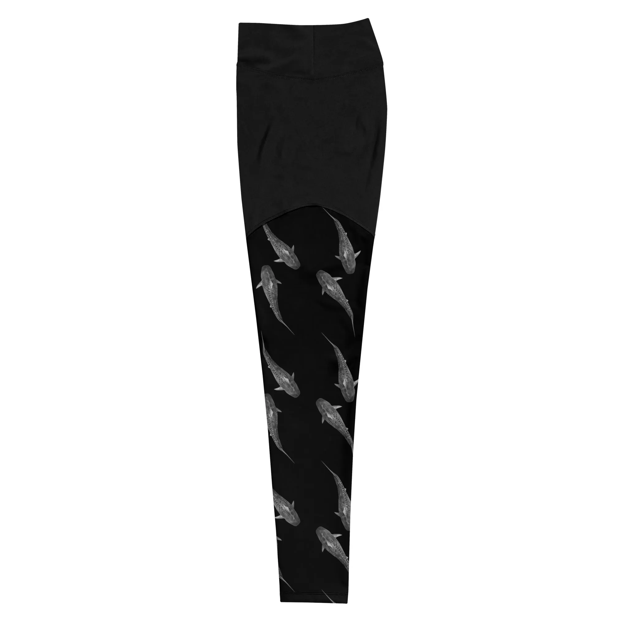 Tiger Time Compression Sports Leggings (Compression = Snug to support)