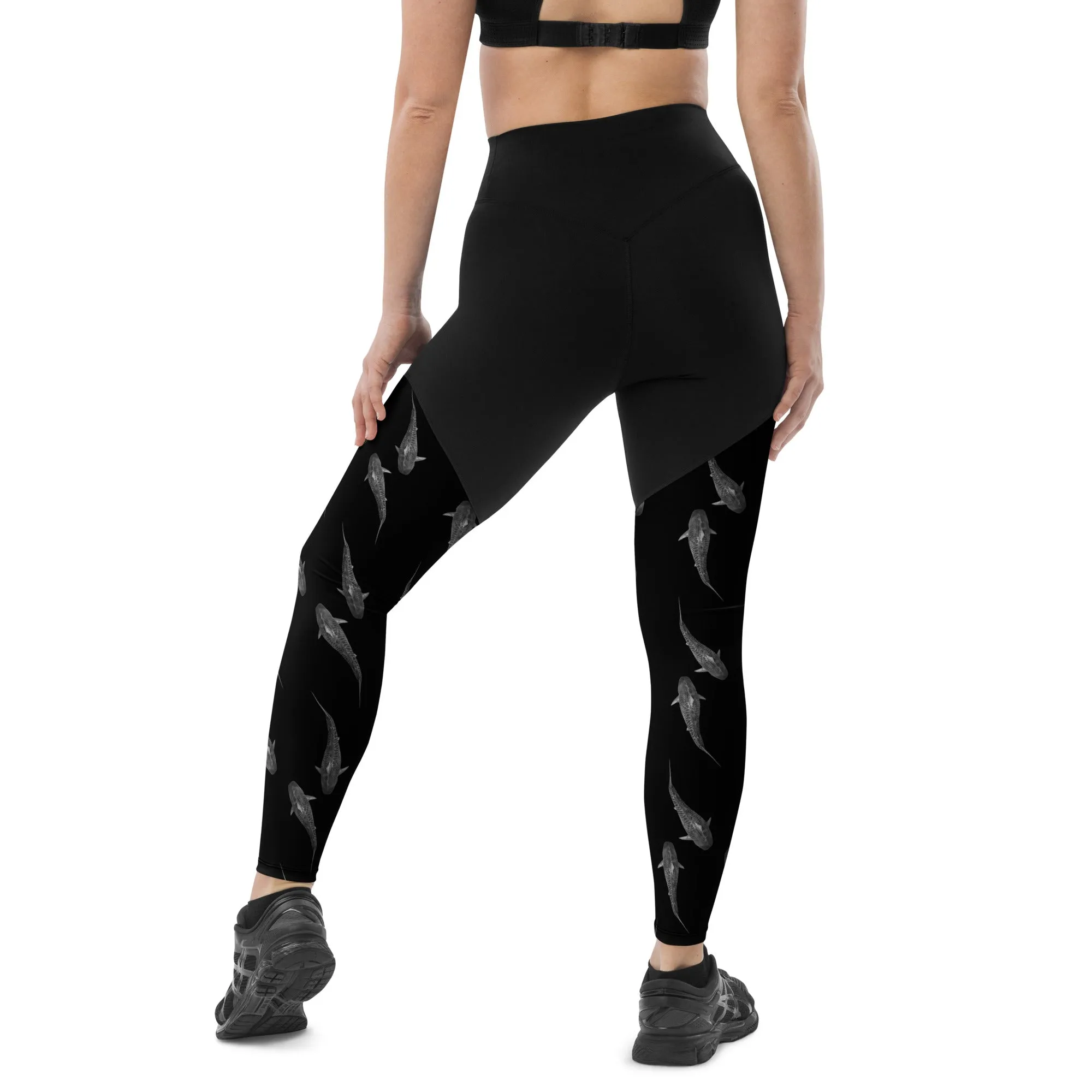 Tiger Time Compression Sports Leggings (Compression = Snug to support)