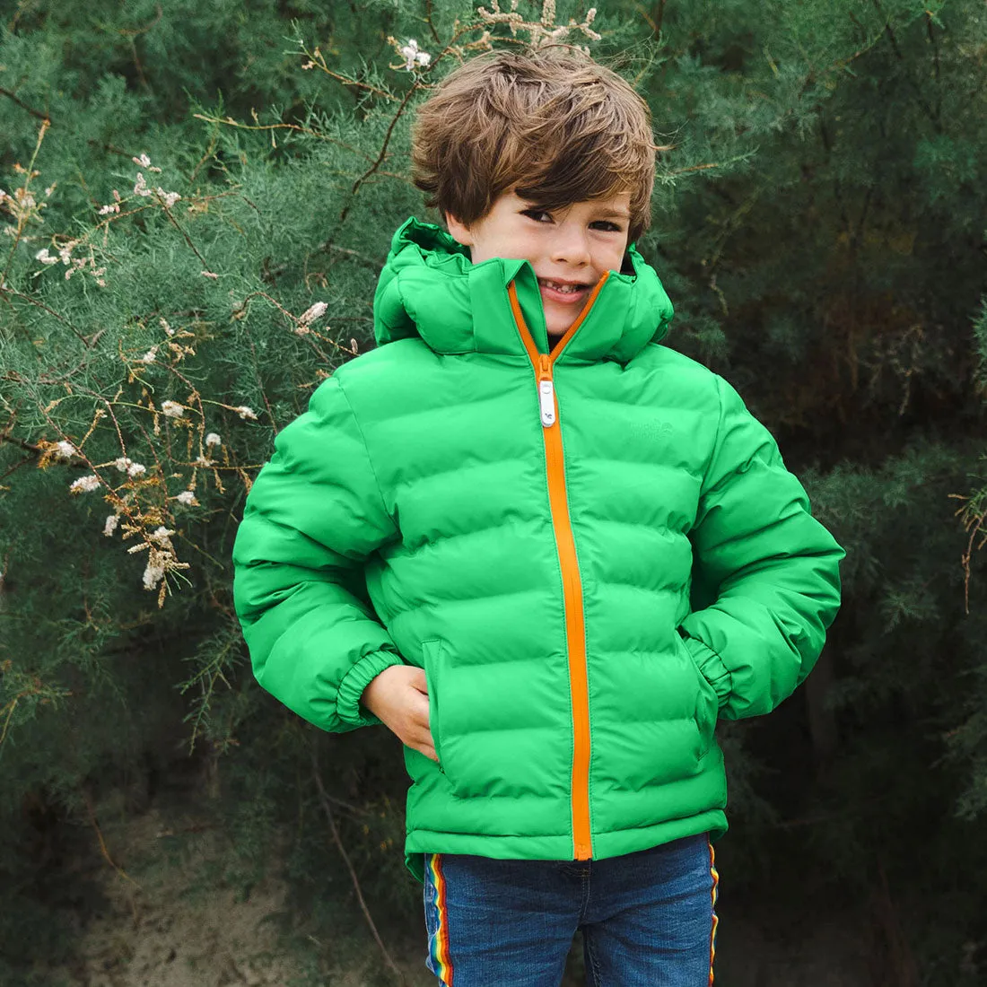 Waterproof Puffer Jacket Green