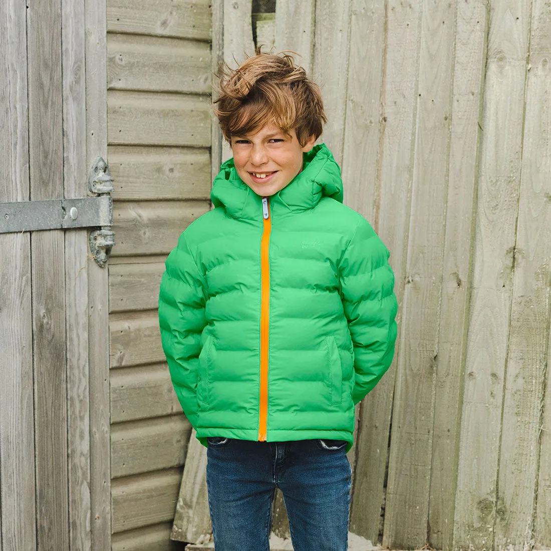 Waterproof Puffer Jacket Green