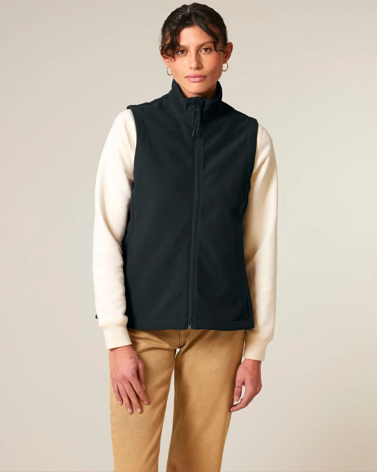 Women’s Sleeveless Water-Repellent Softshell Jacket - 315 GSM | Stella Trail Blazer STJW236